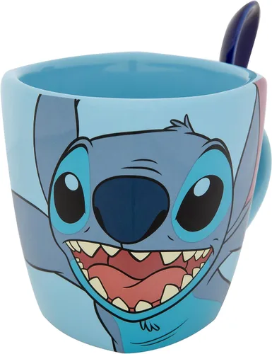 Vista 2 de Jerry Leigh Lilo & Stitch 626 - Taza de 11 oz con cuchara