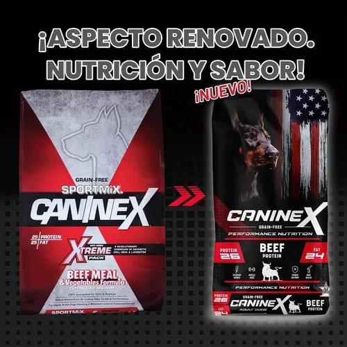 Vista 7 de CanineX - Alimento seco para perros sin granos con proteína de carne de res, 40 libras