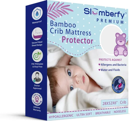 Vista 7 de Slumberfy - Protector de colchón impermeable tamaño individual Viscosa de bambú