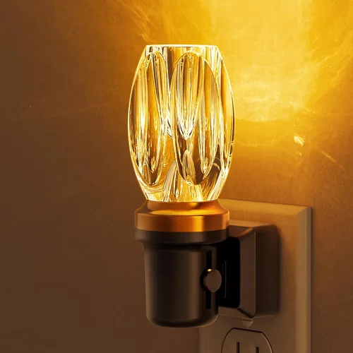 Vista 11 de L LOHAS LED Luz nocturna, luces nocturnas regulables que se enchufan a la pared, sensor de luz