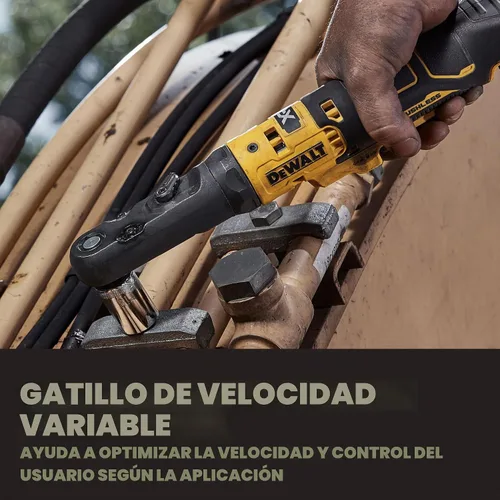 Vista 6 de DEWALT Atornillador de Impacto 20V MAX, Inalámbrico, 3 Velocidades, Batería y Cargador Incluidos (DCF845D1E1)