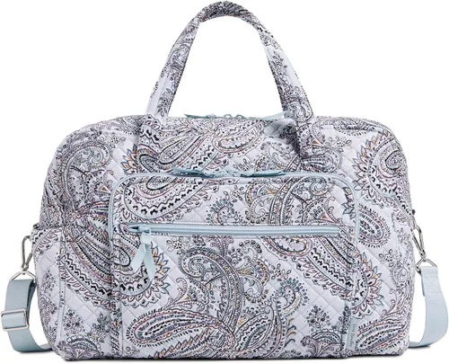 Vista 17 de Bolso de viaje Vera Bradley Signature para mujer, de algodón, para fin de semana, Escalada Ivy Green, Talla única