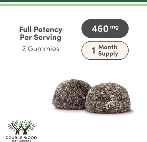 Vista 2 de Gomitas de glicinato de magnesio (400 mg por porción, suministro para 30 días, sabor a uva) Suplemento de magnesio de alta absorción para adultos