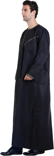 Vista 4 de Kaftan for Men Thobe Muslim Clothes Islamic Clothing Moroccan Thobe Thawb