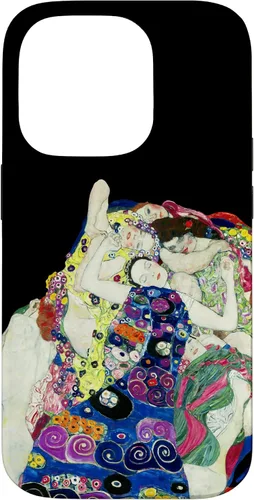 Vista 17 de Gustav Klimt The Maiden Painting Funda para iPhone 17