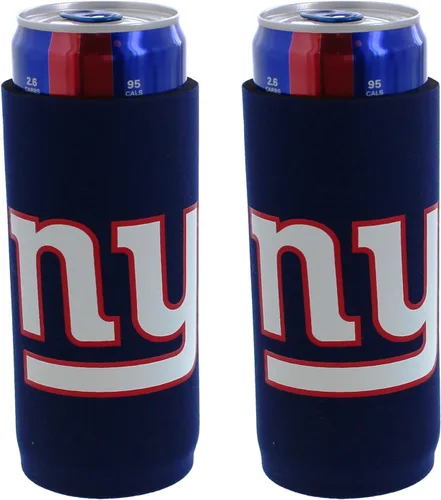 Vista 20 de Paquete de 2 soportes para latas de fútbol de 12 onzas, delgado y delgado, aislador de bebidas Huggie Cooler Coozies (Arizona (cardenales))