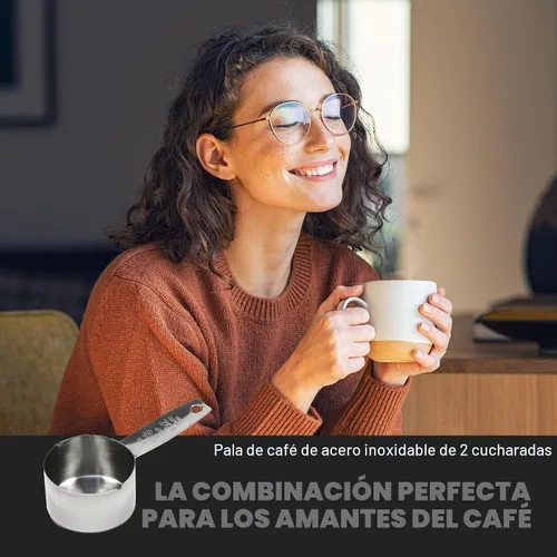Vista 5 de Chef Craft Select Medidor de café, 4 pulgadas 2 cucharadas, acero inoxidable