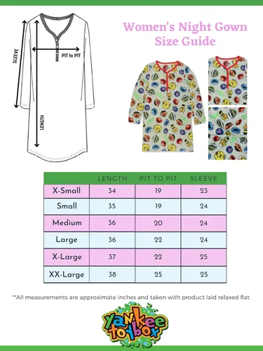 Vista 2 de Sesame Street Elmo - Camisón Henley de manga larga para mujer