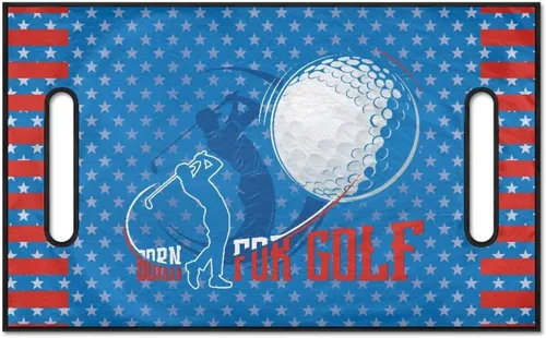Vista 19 de Fundas de asiento de carrito de golf con bandera estadounidense de águila, manta de golf duradera para asientos de 2 personas, resistente a