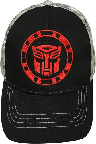 Vista 7 de Hasbro Little Boys Transformers Autobots - Gorra de béisbol de algodón edad 4-7 GrisNegro