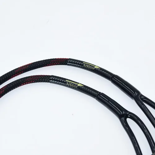 Vista 2 de Arklove Cable Divisor RCA Blindado de 1 pie para Subwoofer Audio Estéreo Video 1 Hembra a 2 Machos Adaptador Conector en Y de Altavoz Dual Cable