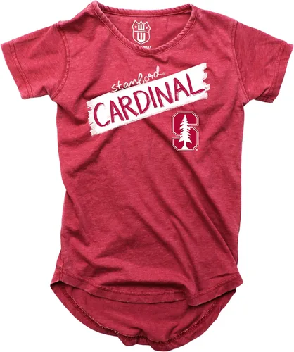 Vista 37 de Wes and Willy NCAA - Camiseta Burnout para niñas S/S