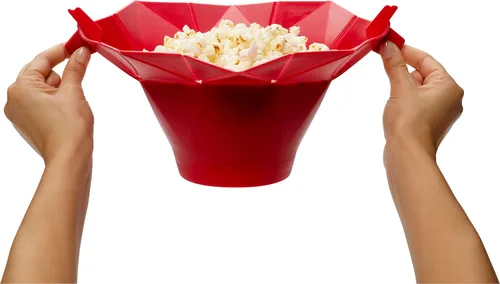 Vista 6 de Recipiente apto microondas para palomitas de maíz Chef 'n (rojo).