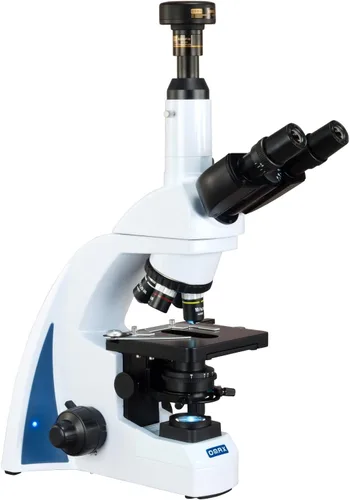Vista 2 de OMAX microscopio biológico compuesto trinocular Siedentopf LED del infinito del plan de 40X-2500X 10MP Digital