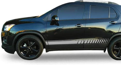 Vista 2 de Bubbles Designs Adhesivo adhesivo de vinilo Offroad Racing Stripes compatible con Chevrolet Trax 2013-2018