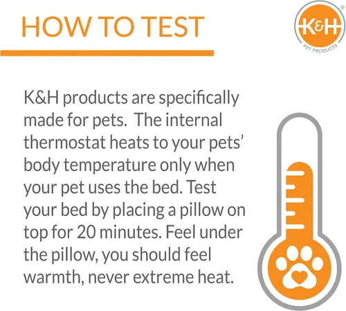 Vista 5 de K & H Manufacturing Almohadilla para animal pequeño climatizada., Bronceado