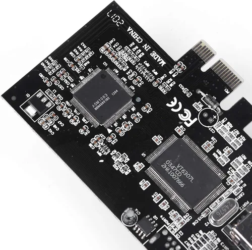 Vista 6 de Firewire Pcie - Tarjeta de captura de 2,5 Gbps Ieee 1394 con cable, adaptador interno de PC para transferencia de video de escritorio