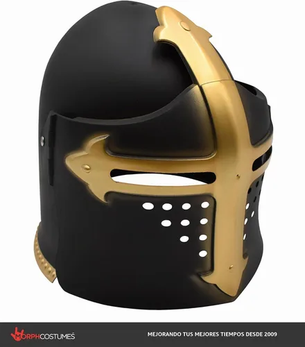 Vista 2 de Nicky Bigs Novelties Casco medieval de caballero templario para disfraz