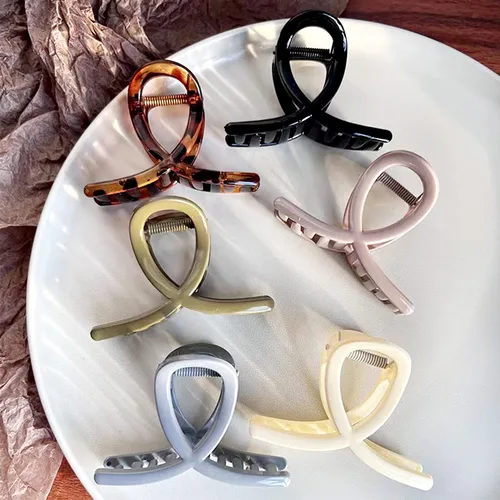 Vista 17 de Pinzas para el cabello grueso, paquete de 4 pinzas de gelatina extra grandes para mujeres, accesorios para el cabello de 4.75 pulgadas para mujeres