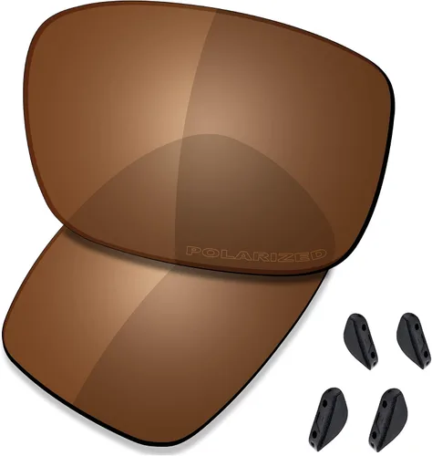 Vista 22 de SAUCER Lentes y almohadillas de nariz de repuesto prémium para Oakley Drop Point OO9367 Protección UV400, antiarañazos, ajuste preciso polarizado