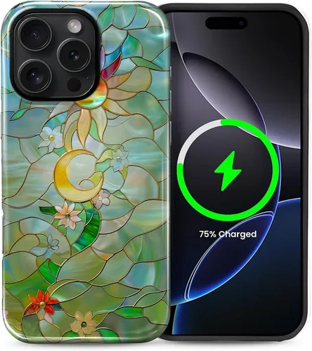 Vista 10 de Funda Compatible con iPhone 13/14 [Compatible con MagSafe] Protección de Doble Capa de Cáscara Dura Híbrida, Funda Magnética Protectora a Prueba