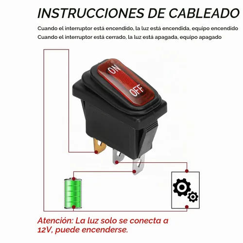 Vista 6 de GREHUA - Interruptor de encendido y apagado para scooter eléctrico Razor MX350 E300 E100 E200 E325 RX200 eSpark Crazy Cart Dune Buggy Dirt Quad 500