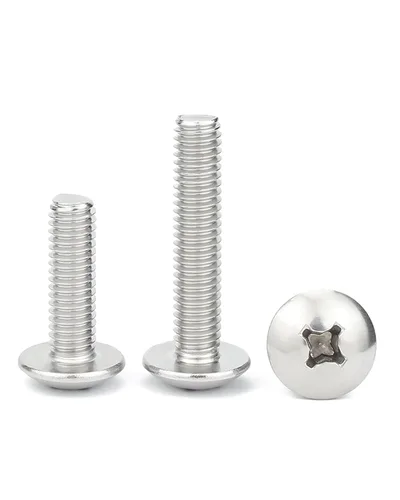 Vista 5 de IMScrews Tornillos de cabeza Phillips #6-32 × de 1/2 pulgada, tornillos de máquina de acero inoxidable 304, paquete de 200