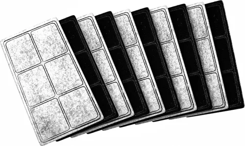 Vista 7 de Filtros de carbón premium para cuencos para beber, paquete de 10