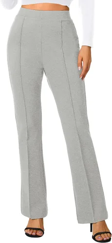 Vista 5 de Urban CoCo Pantalones de trabajo elásticos con corte de bota, pantalones de yoga pequeños para oficina casual