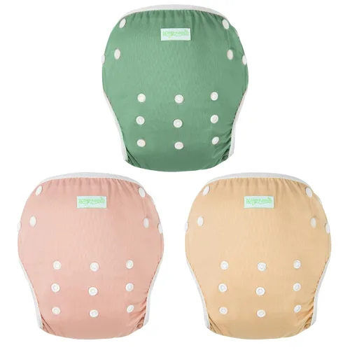 Vista 23 de Wegreeco - Pañal de natación reutilizable para bebés y niños pequeños, talla única Estrella de mar
