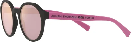 Vista 3 de AX ARMANI EXCHANGE Men's Ax4114sf Low Bridge Fit Round Sunglasses