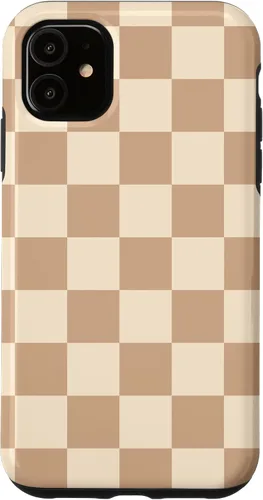 Vista 8 de Light Beige Classic Checkered Big Checkerboard Case for iPhone 17