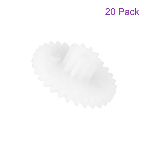 Vista 5 de DMiotech Paquete de 20 engranajes de plástico de 30 dientes, modelo 30102B, engranajes helicoidales de plástico para automóviles de bricolaje