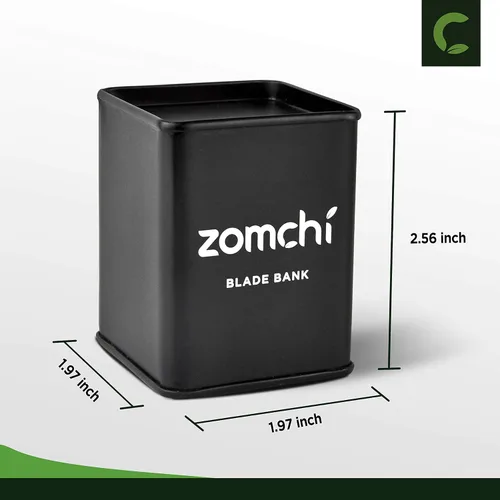 Vista 5 de ZOMCHI Banco de cuchillas de afeitar con 100 cuchillas de afeitar de seguridad para afeitar