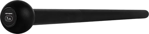 Vista 2 de Retrospec Revolve Steel Macebell para entrenamiento de fuerza, rehabilitación, estiramiento, acondicionamiento y entrenamiento rotacional - Opciones