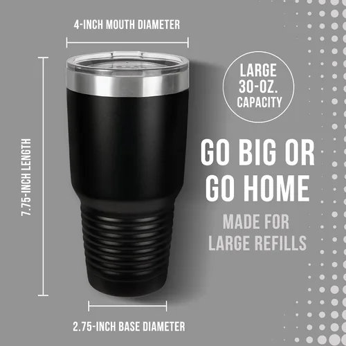 Vista 5 de Vaso de entrenador de tenis – Regalo de entrenador de tenis de 30 onzas con aislamiento de acero inoxidable grabado, color negro