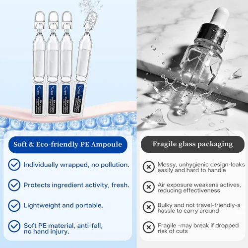 Vista 6 de Suero de péptidos de colágeno 6X, suero hidratante antienvejecimiento para piel regordeta y firme, suero de péptidos para la cara, líneas finas