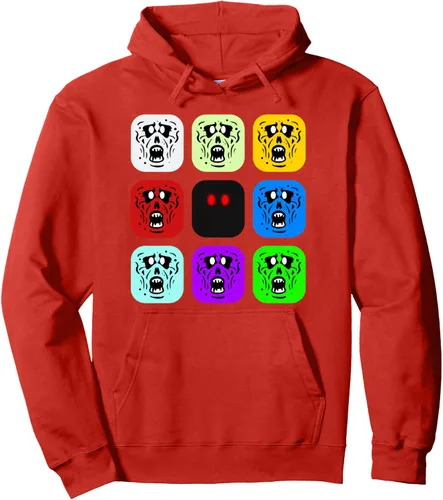 Vista 13 de Sudadera con capucha Zombie Rush Zombies, Negro, S