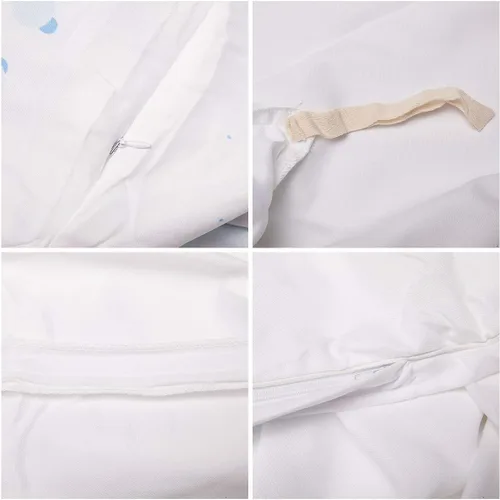 Vista 8 de Duvet Cover Set Twin, Coffee Maker Beans Cups Cake 3 Piece Bedding Set Breathable Quilt Cover Set, Coffee Time Soft Microfiber Bed Set with Pillow