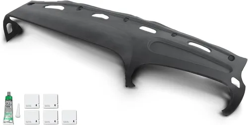 Vista 13 de PIT66 TPE Funda para salpicadero, Panel de tablero, Compatible con camioneta Dodge Ram 1500, 2500, 3500, 1994-1997, Marrón Flexible brown TPE Ram