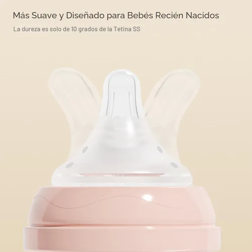 Vista 5 de Gulicola Natural PP Biberones de Lactancia para Bebés Conjunto para Recién Nacidos Paquete de 2, Tetinas de Flujo Lento, 0 Meses +, 5 oz - Rosa