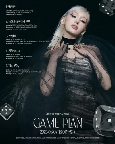 Vista 3 de Jeon Somi GAME PLAN EP Contenido del álbum+tarjeta fotográfica+etc+seguimiento sellado SO MI (conjunto completo