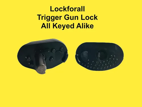 Vista 5 de Cerradura de gatillo de pistola con llaves, cerradura universal para pistola de gatillo igual, fácil de transportar, 1 cerradura de llave