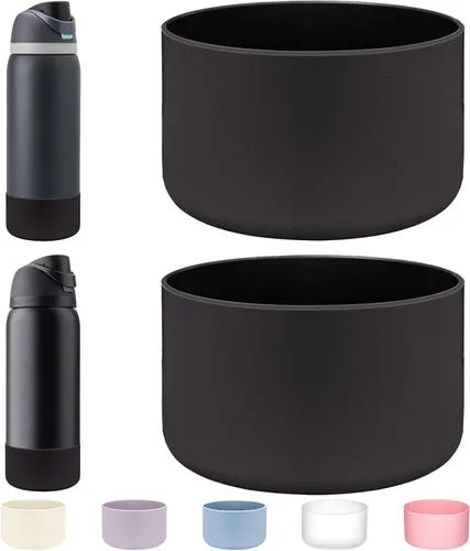 Vista 65 de WK IEASON 2 fundas de silicona para botella de agua Owala, base protectora para botella de agua Owala FreeSip Twist y Flip Flask accesorios