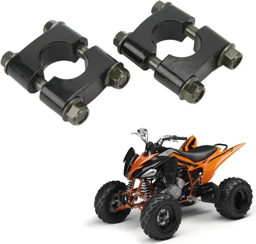 Vista 8 de Elevadores de manillar de motocicleta, 2 piezas universales de 0.866 in 7/8 pulgadas, abrazadera elevadora para manillar de bicicleta, herramienta