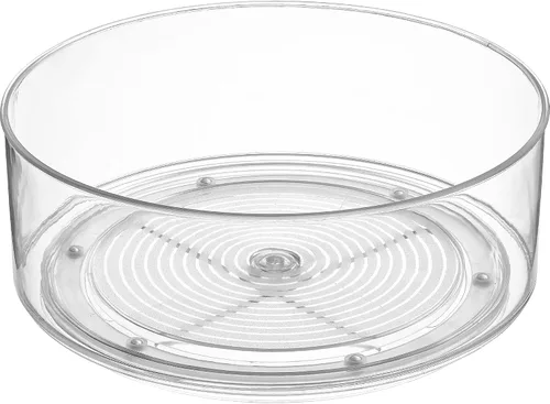 Vista 9 de Recipiente giratorio de plástico redondo Home Intuition Lazy Susan para almacenamiento de alimentos para cocina