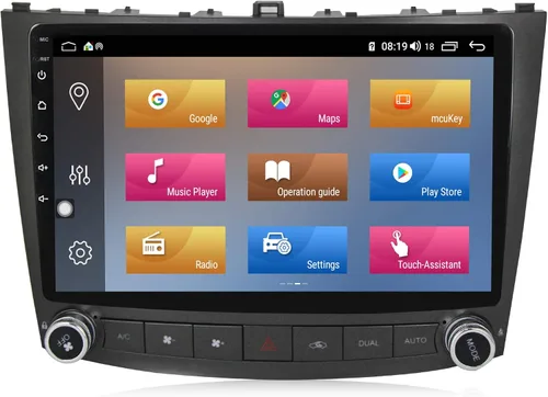 Vista 2 de MekedeTech Radio de coche Android 13 para navegación para Lexus IS250 IS200 IS220 IS300 IS350 unidad principal GPS estéreo reproductor multimedia