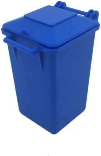 Vista 7 de Mini cubo de basura vehículo juguete conjunto - Niños simulan jugar reciclaje ABS camión conjunto