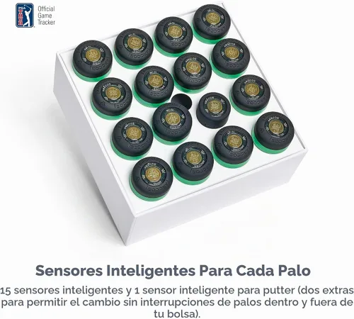 Vista 2 de Paquete de sensores inteligentes Arccos - Sensores de humo de 4ª generación, Link Pro y membresía del primer año