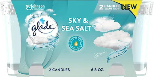 Vista 14 de Glade Tarro de velas, ambientador, manzana y canela, 3.4 onzas, 2